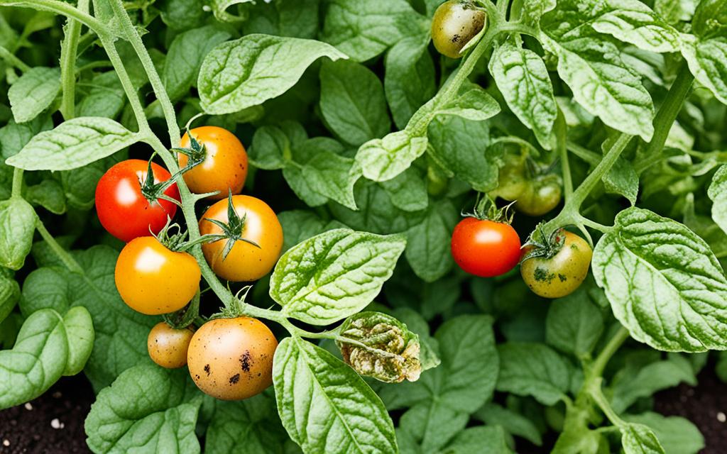 zaraza ziemniaczana na pomidorach