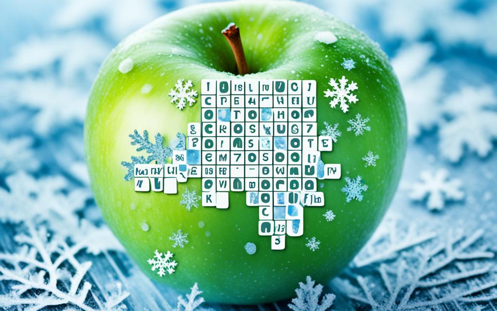 Zimowe jabłko krzyżówka