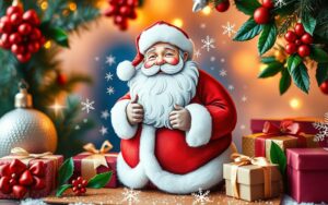 jak zrobić kartkę świąteczną z mikołajem